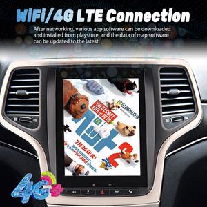 Reproductor Multimedia Estéreo Android para Jeep Grand Cherokee 2010 2011 2012 2013 2014 2015 2016 2017 2018 2019, Unidad Principal con GPS y Navegación 4G - Product Image 4