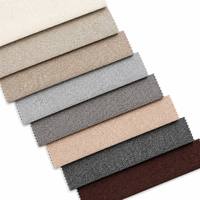 Tissu d'ameublement aspect lin en gros, personnalisable, multicolore, 100% polyester pour canapé, textile d'ameublement de haute qualité