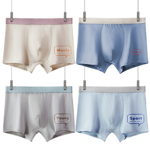Youth Seamless <strong>Junior</strong> High School Student Cotton Underwear Young Men <strong>Boxer</strong> Shorts for Adolescent Boy - Product Image 2
