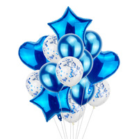 Balon Helium Foil Metalik Bintang 18 Inci Sekali Pakai Ramah Lingkungan untuk Pesta Pernikahan, Hari Ibu, Wisuda, dan Kembali ke Sekolah