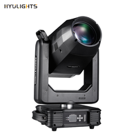 Luz de escenario móvil LED BSWF de 800W con perfil, 7200K CMY+CTO, 35 canales DMX RDM, 4 cortadores, 8 prismas, efecto llama y agua para teatro, bodas y discotecas