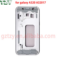 Lot de 10 coques arrière complètes pour Samsung Galaxy, pour modèles A3, A320, A5, A520, A7, A720, 2017, boîtier adhésif