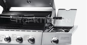 Parrilla de Barbacoa Móvil para Exteriores, Asador Giratorio de Gas para Camping, Modelo IT-6098 - Product Image 5