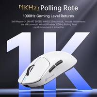 ATTACK SHARK X8 SE 55g Mouse Gaming Nirkabel Super Ringan BK52820 Mouse Tri-Mode 25000DPI Baterai 500mAh 6 Tombol yang Dapat Diprogram