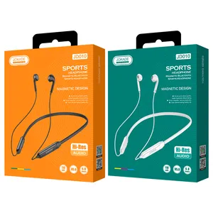 JOKADE-auriculares intrauditivos magnéticos inalámbricos para el cuello, audífonos deportivos con correa para música, color azul, venta al por mayor