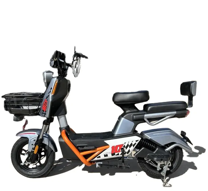 Usine en gros 350W vélo de ville électrique 2 sièges cadre en alliage d'aluminium 48V batterie 3 vitesses pédale