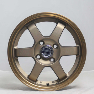Rines de Aleación para Automóviles de Pasajeros de China, <span class=keywords><strong>14</strong></span> 15 Pulgadas, <span class=keywords><strong>14</strong></span>*5.5 <span class=keywords><strong>14</strong></span>*6.0 15*6.5, PCD 4*100, Desplazamiento 35 38, Diámetro Central CB 73.1 - Product Image 1