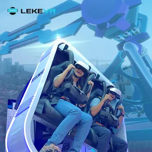 LEKE VR mesin Simulator penerbangan 360 VR, mesin bioskop 360 9D VR