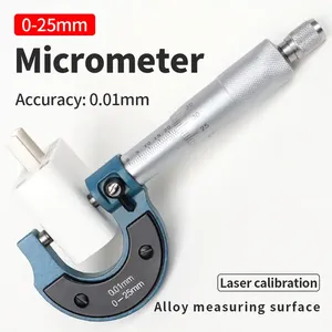 0-25mm 0.01mm strumenti di misurazione di alta precisione al di fuori del micrometro industriale pinza a vite esterna - Product Image 5