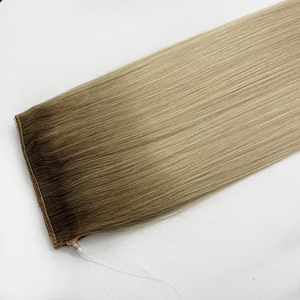 Serrures faciles et utilisation de fil de ligne de poisson invisible de haute qualité Extensions de cheveux humains Remy européens à double tirage - Product Image 5