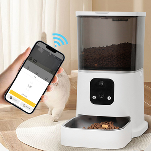 Comedero Inteligente Ecológico para Mascotas Furrivo <span class=keywords><strong>de</strong></span> 6L, <span class=keywords><strong>de</strong></span> Acero Inoxidable y Plástico, con Doble Cámara, Control por Aplicación WiFi, <span class=keywords><strong>Video</strong></span> Panorámico <span class=keywords><strong>de</strong></span> 1080P, Automático para Perros y Gatos - Product Image 1