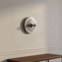 Lampe murale en métal traditionnelle en fer avec ampoule LED E27/E26, à intensité variable, pour chambre à coucher