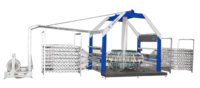 Ligne de production de sacs tissés en PP avec métier à tisser circulaire à six navettes, solution de machine à tisser les sacs en plastique