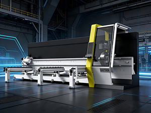 การออกแบบใหม่ การป้องกันความปลอดภัยสูง เครื่องตัดท่อไฟเบอร์เลเซอร์ 3000W เครื่องตัดท่อเลเซอร์ CNC สำหรับเฟอร์นิเจอร์ ท่อกลม ท่อเหลี่ยม - Product Image 1