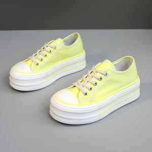 Mocasines Gruesos para Mujer, Primavera 2026, Directo de Fábrica, Antideslizantes, Cómodos, con Plataforma, Casuales, de Lona Blanca - Product Image 5