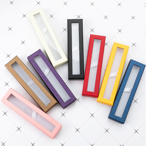 Tùy chỉnh rõ ràng duy nhất Hộp bút hình chữ nhật sang trọng bút bao bì hộp có thể in logo - Product Image 2