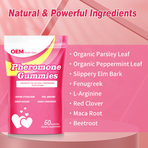 Gomitas de Feromonas de Marca Privada OEM, Ricas en Vitaminas, Gomitas de Feromonas para Mayor Atracción y Confianza - Product Image 4