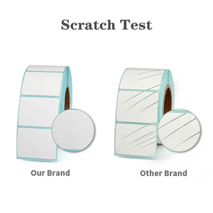 Hot bán 4x6 inch không thấm nước dầu bằng chứng Mã Vạch dính Sticker vận chuyển nhãn CuộN nhiệt in ấn Bưu Chính nhãn - Product Image 4