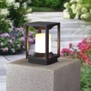 Modern Decorative Square LED Gate <b>Post</b> Wall for Parks Gardens Wholesale Cheap Waterproof Pillar <b>Lights</b> Easy Deployment Ballast - Product Image 3