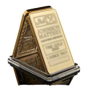 Moneda de Colección Chapada en Oro de 1 Onza Troy, Moneda de Recuerdo, Barras de Lingotes Americanos JM de 1 Onza - Product Image 2