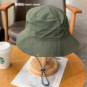 Xi Boyu Sombrero tipo pescador, talla única, impermeable, portátil, protección solar, sombrero para senderismo al aire libre, tela de nailon de color sólido - Product Image 4