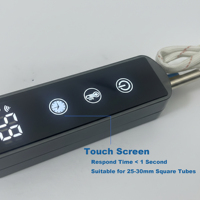 Secador de Toallas Eléctrico con Termostato Digital, Interruptores de Control de Temperatura, Panel de Control de Calefacción de Montaje en Pared