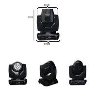 Machine à fumée LED multicolore à tête mobile verticale 1800W, projecteur à faisceau DMX512 avec télécommande, en aluminium, pour DJ, scène, mariage, usage domestique