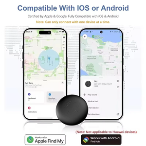 WESOLVET Smart <span class=keywords><strong>Tag</strong></span> Tracker, Sistema Dual (iOS y Android), Etiqueta de Rastreo Compatible con Find My y Google Find Hub, Resistente al Agua - Product Image 2