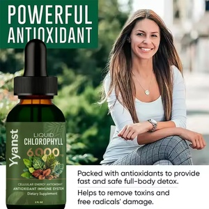 Private Label Chlorophyll Drop Drink Boost Immunity Detoxification Promotes <b>Liver</b> Function - Product Image 5