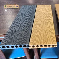 Planche de terrasse extérieure en WPC moderne imperméable, écologique, à emboîtement pour jardin, de haute qualité