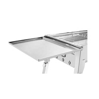 Grill de camping pliable moderne en acier inoxydable de qualité supérieure, sans fumée, pour les voyages, les barbecues et les pique-niques