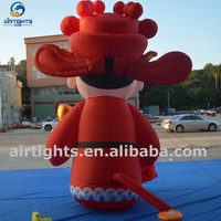 Décoration du Nouvel An chinois, ballon gonflable pas cher, Dieu de la fortune, dessin animé