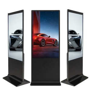 Totem Vidéo <span class=keywords><strong>Numérique</strong></span> Tactile Autoportant de 55 Pouces Android, Écran d'Affichage, Borne Publicitaire LCD, Lecteur Publicitaire pour Intérieur - Product Image 1