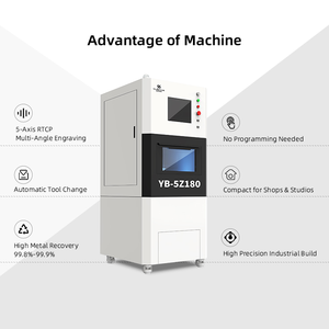 Mini macchina per incisione e fresatura di gioielli <span class=keywords><strong>CNC</strong></span> a 5 assi con ATC | Creazione di gioielli in oro e argento - Product Image 4