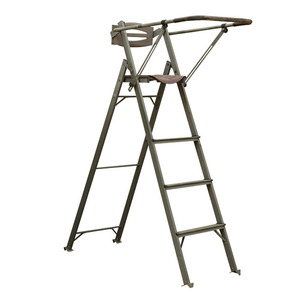 Chaise d'arbre pliable en aluminium portable pour la chasse au cerf avec dossier de soutien - Product Image 3