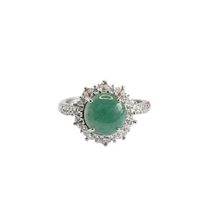 Anillo <span class=keywords><strong>de</strong></span> Jade Natural <span class=keywords><strong>Juan</strong></span> Yu con Bisel, Anillo <span class=keywords><strong>de</strong></span> Jadeíta Azul Agua, Forma Ovalada, Joyería para Mujer, Suministro Transfronterizo S6080701L - Product Image 6