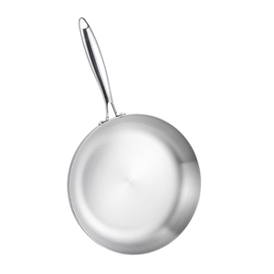 Sartén Antiadherente Triple de Acero Inoxidable, Forma de Manzana, 8, 10 y 12 Pulgadas, Sartén para Cocinar de 20 cm, 24 cm y 28 cm - Product Image 2