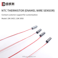 Capteur thermistance NTC 3435 en acier inoxydable cylindrique 10K, adapté aux chauffe-eau solaires extérieurs