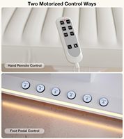 Camilla de Masaje Eléctrica de Lujo Blanca con Control de un Botón para Spa y Salón, Cama de Estética Facial y de Pestañas con Calefacción para Esteticistas