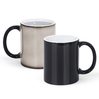 Vente en gros de tasses à café en céramique blanche enduite de 11 oz, vierges, pour sublimation, tasse personnalisée pour sublimation