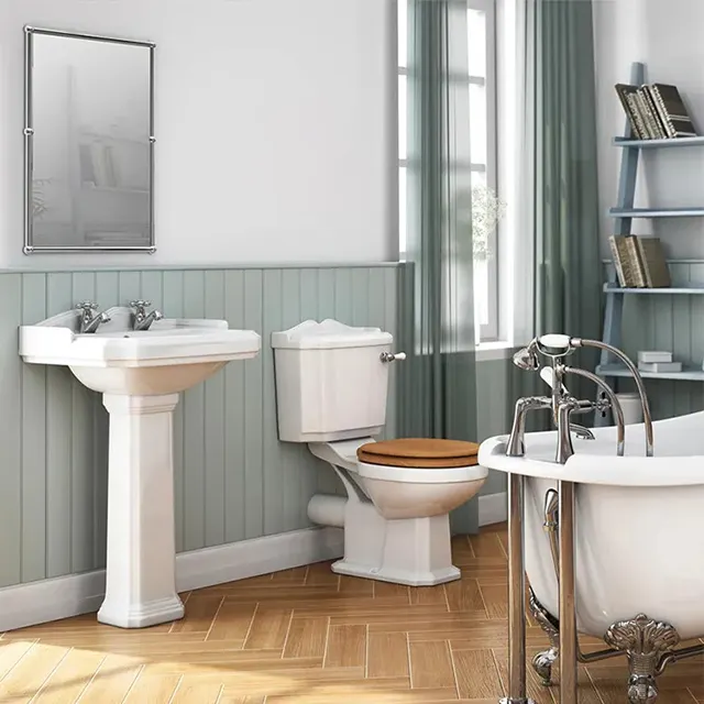 Nhà cung cấp tốt hai mảnh WC nhà vệ sinh P Trap nhà vệ sinh tổ chức sang trọng commode tiết kiệm nước Trung Quốc WC thiết bị phòng tắm nhà vệ sinh gốm