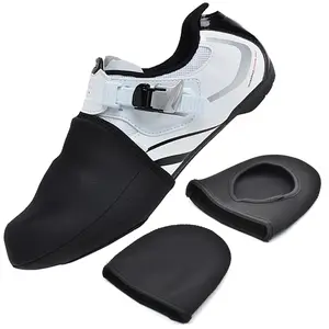 Demi-chaussures en néoprène de taille personnalisée pour le cyclisme, les chaussures de <span class=keywords><strong>vélo</strong></span> de montagne, coupe-vent, demi-dessus - Product Image 1