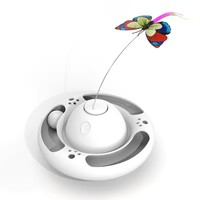 Acmazon - Vente flash - Jouets interactifs pour animaux de compagnie d'intérieur - Disques volants durables pour chats - Matériel plastique durable - Taille XL