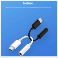 Kabel Konversi Langsung Adaptor Spot Tipe-c Ke 3.5Mm, Kabel Audio Jack Headphone USB C 3.5Mm