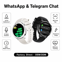 Reloj Inteligente con IA, Llamadas, NFC 5.3, Pantalla HD de 1.32 Pulgadas, Caja de Aleación en Oro Rosa, Resistente al Agua 3ATM, Monitor de Ritmo Cardíaco, Rastreador de Actividad Física para Hombres y Mujeres