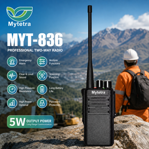 MYT 836 Walkie Talkie Analogico Professionale a Lungo Raggio, <span class=keywords><strong>Radio</strong></span> Bidirezionale <span class=keywords><strong>Portatile</strong></span> con Scrambler VOX - Product Image 1
