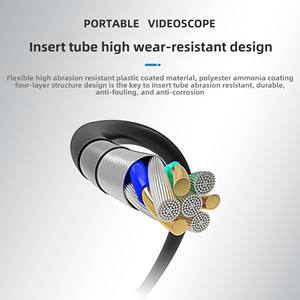 Câmera de Inspeção de Tubulação com Endoscópio de Vídeo de <span class=keywords><strong>4</strong></span> Vias, Lente Dupla de 5 Polegadas, Boroscópio Industrial de Alta Definição com Rotação de 360 Graus - Product Image 5