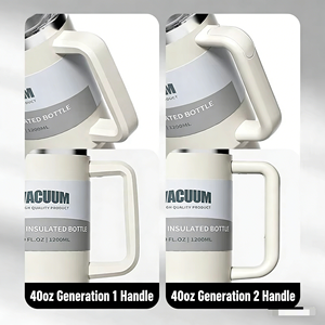 Gobelet isotherme en acier inoxydable de grande capacité 40 oz pour voiture |   Gobelet isotherme personnalisable pour les voyages - Product Image 4