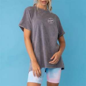 เสื้อยืดสำหรับผู้หญิงระบายอากาศได้ดีนุ่มใส่วิ่งได้ทั้งชายและหญิงเสื้อยืดสกรีนสีแบบลอกลายด้วยความร้อน - Product Image 4