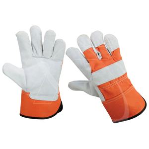 Gants de gréeur canadiens personnalisés en cuir de vachette du Pakistan gants de travail à usage quotidien guantes de trabajo de cuero vente en gros - Product Image 1